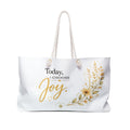 Today, I Choose Joy faith-inspired floral oversized tote bag by The Compass Collection